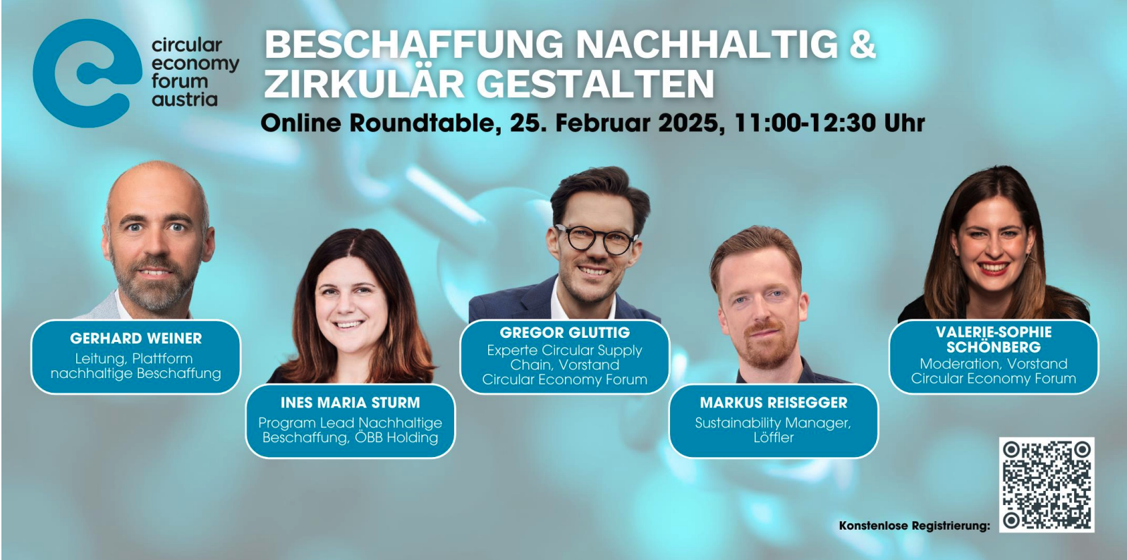 Online Roundtable: Beschaffung nachhaltig und zirkulär gestalten