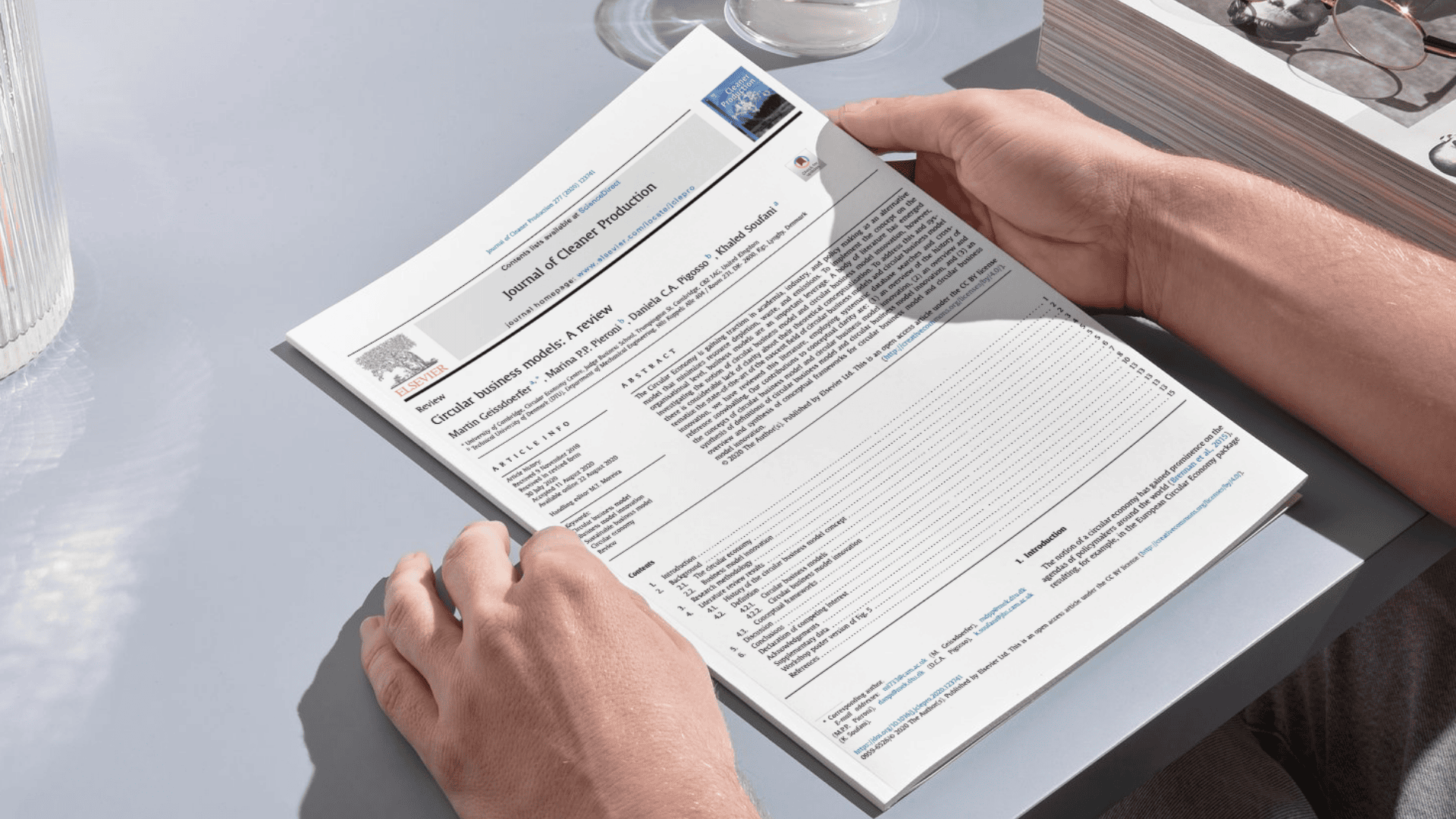 Circular business models: A review